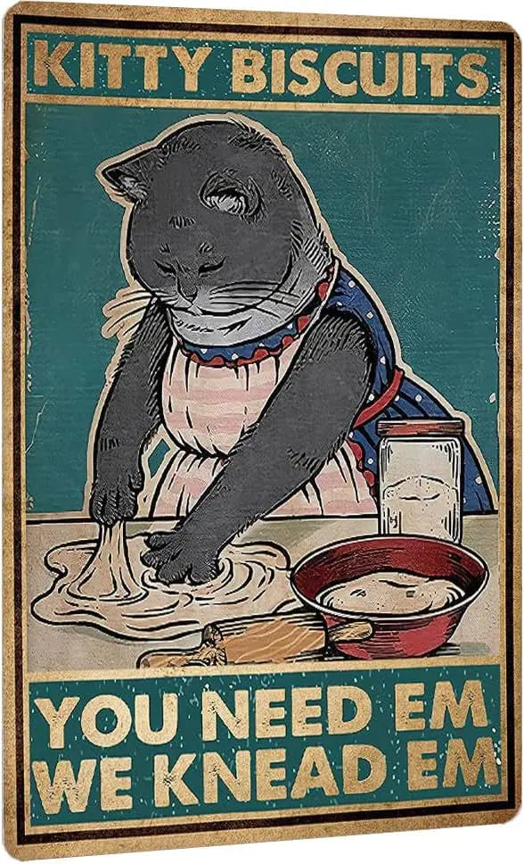 Cat Sign Kitty Biscuits